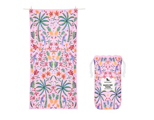 Dock& Bay Strandt. DES XL Pink Paradise Gr. XL, 90x200cm, Polyamid/PES