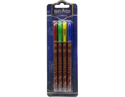 Harry Potter Gelstift 4er Set Fanartikel aus dem Harry Potter-Universum
