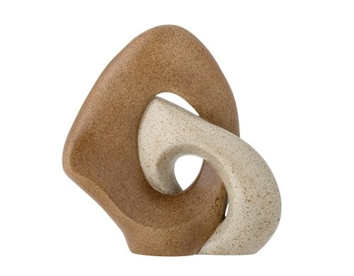 Bloomingville Esad Dekoskulptur Braun L20.5xH21.5xB8 cm, Polyresin