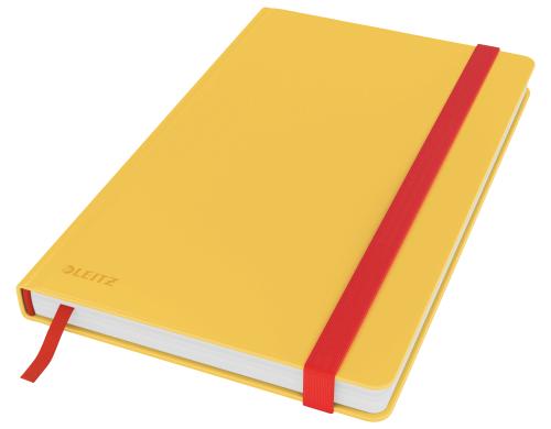 Leitz Cosy Notizbuch, kariert mittlere Grösse ca. A5, gelb