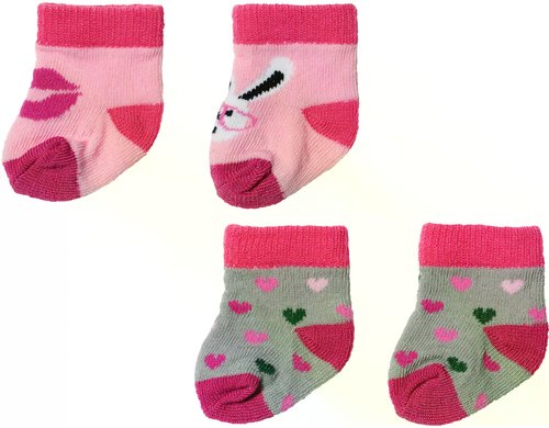 BABY born Socken 2 Stk. assortiert