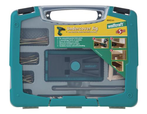 Wolfcraft Undercover Jig-Set Verdeckte Holzverschraubung