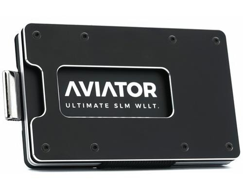 Aviator Wallet SLIDE obsidian black