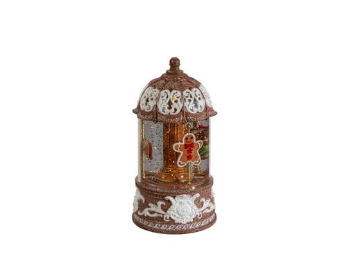 Konstsmide Wasserlatern Lebkuchen Karussell 1 ww LED exkl. Batterie AA, IP20