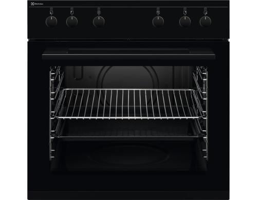 Electrolux Einbauherd EH6K10SW schwarz, Drehschalter, 400V