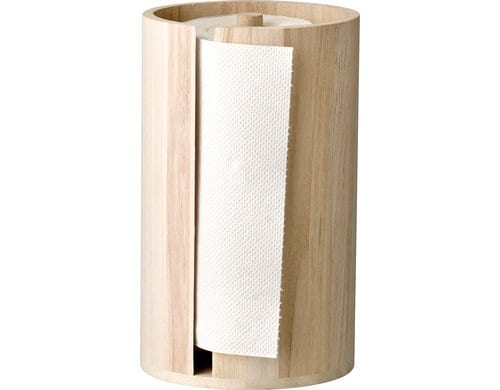 Bloomingville, Küchenrollenhalter Celian Na Holz, 14.5x25.5 cm (DxH)