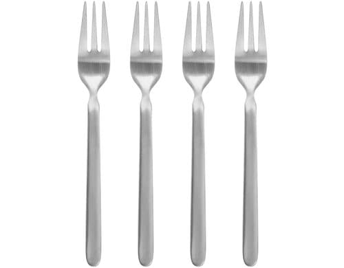 Blomus Kuchengabeln STELLA 4er Set, Silber