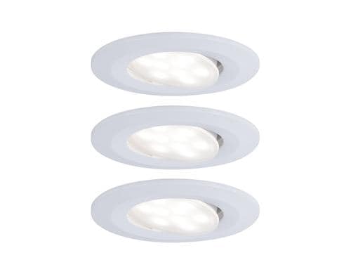 Paulmann EBL Set Calla BBC rund weiss matt dim LED 3x680lm 4000K 6W weiss 230V