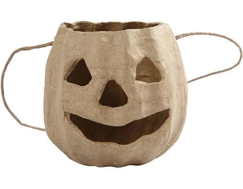 Creativ Company Pappfigur Kürbiskorb 8.5 x 9 cm