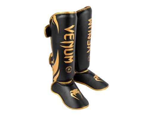 Venum Challenger Standup Shin Guards Gr.M,Black/Gold