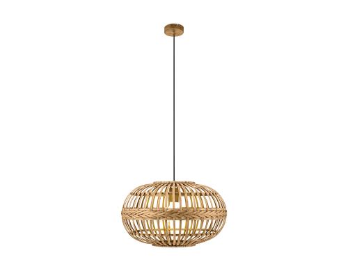 EGLO AMSFIELD Hängeleuchte braun Trend & Vintage / exkl. 1x E27 60W