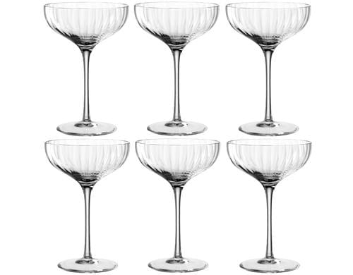 Leonardo Champagnerschale Poesia 260ml 6 Stk., 11x16cm, klar, Nutzinhalt 130ml
