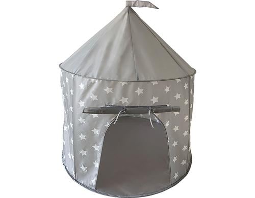 Spielzelt - Grey white stars