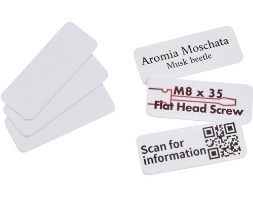 Colop E-Mark PVC Schilder selbstklebend 45x18mm, 50 Stk.