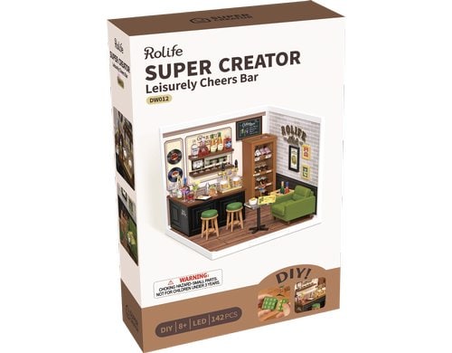 RoboTime Leisurely Cheers Bar Holbausatz, 3D-Puzzle