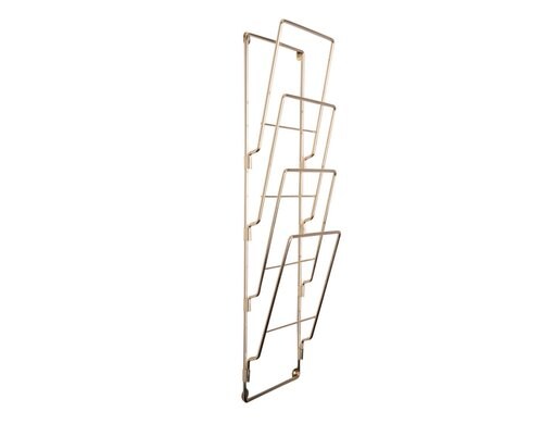 present time Zeitungsständer Stahl, 60 x 19 cm, Gold