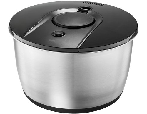 GEFU Salatschleuder Push IT Edelstahl, Ø 25 cm