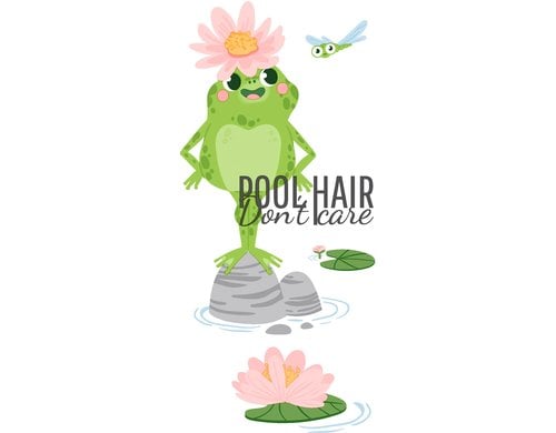 Paper + Design Taschentuch Pool Hair 21.5x22cm, 10 Stück. 4-lagig FSC