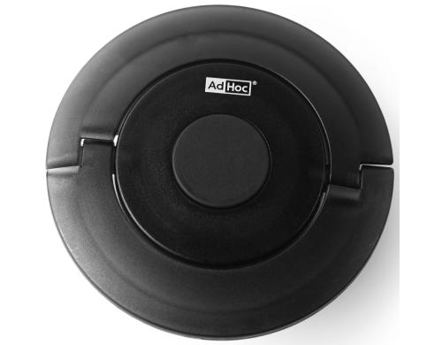 AdHoc Champagnerverschluss FV31 GUSTO schwarz, Kunststoff/Silikon