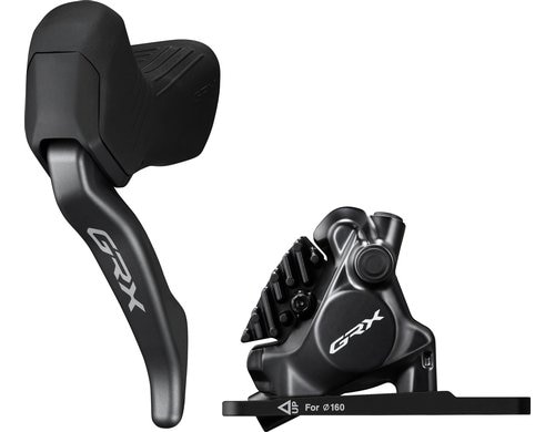 Shimano Scheibenbremsen-Set GRX BR-RX820 mit BL-RX825 Di2 vorne