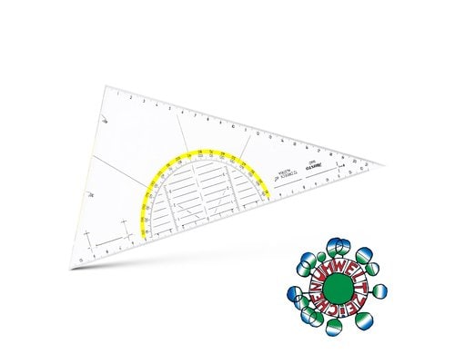 Aristo TZ-Dreieck 26cm ungleichschenklig, 60 Grad Winkel