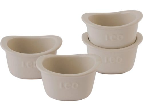 BergHOFF Auflaufform Leo Balance 4 Stk., Steingut, 0.3 Liter, quadratisch