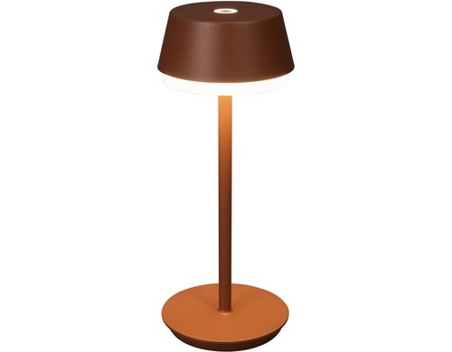 Konstsmide USB-Tischleuchte Lyon Terracotta LED RGBW, Akku, Dimmbar / IP54