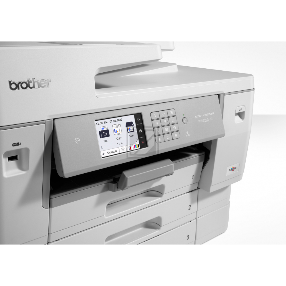 Brother MFC-J6957DW,A3, 4 in 1, USB / WLAN 3x Papierschacht