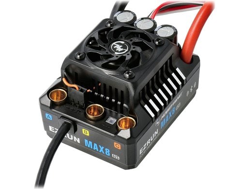 Hobbywing Ezrun MAX8 G2S Regler 160 Amp, 3-6s LiPo, BEC 6A