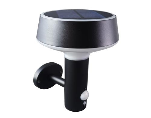 MSCH LED Solarleuchte MINTAKA IP44, 3000K, Schwarz