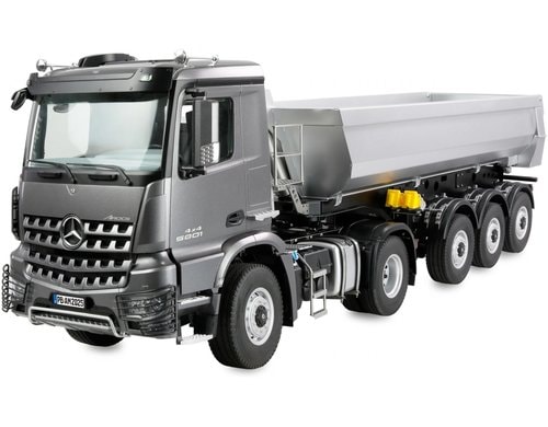Amewi Mercedes-Benz Arocs Sattelzug mit Kippauflieger, anthrazit