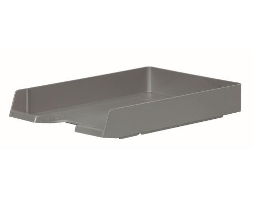 Biella Briefkörbe Parat Plast, A4, grau Polystyrol, senkrecht, versetzt,