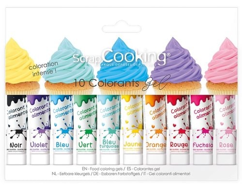 Lebensmittelfarbe Gel 10er Set 10 x 20 g