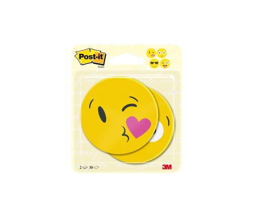 3M Post-it Haftnotiz Emoji sortiert 2 Blöcke à 30 Blatt, 70x70mm