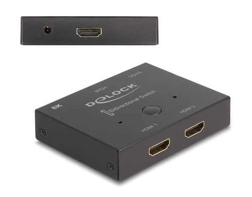 Delock HDMI 2 -1 Switch bidirektional 8K 60Hz
