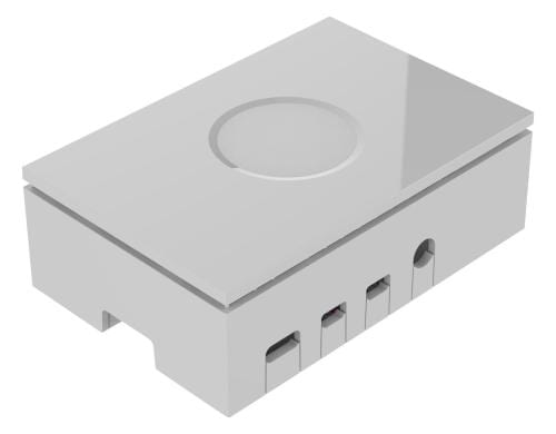 Gehäuse zu Raspberry Pi 4 Model B, (Pi 4B) Farbe: weiss
