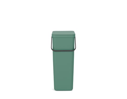 Brabantia Sort & Go Recyclingbehälter Inhalt 40 Liter, fir green