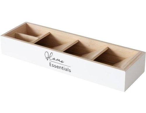 Boltze Aufbewahrungskiste Essentials Kiefer/Bambus, 40x12x6cm