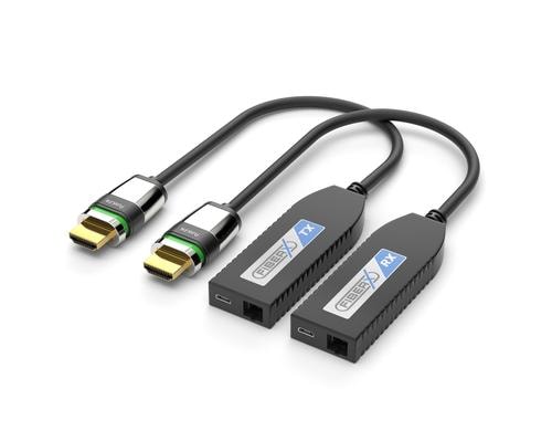 FiberX FX-P355 4K HDMI Glas Extender Set, SC/MM, mit ULS