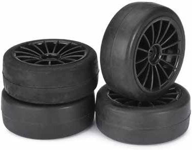 Absima Räderset Onroad 20-Speichen / Slick schwarz 1:10 (4)