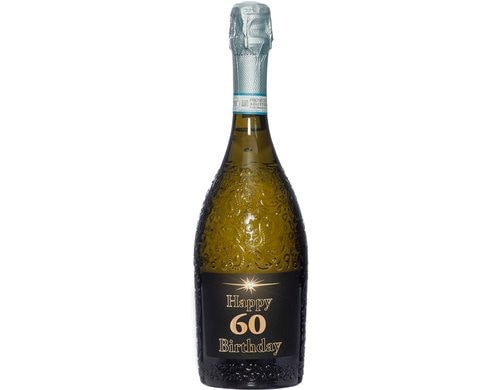 Dreams and Fantasy Prosecco dark Happy Birthday 60, 75cl