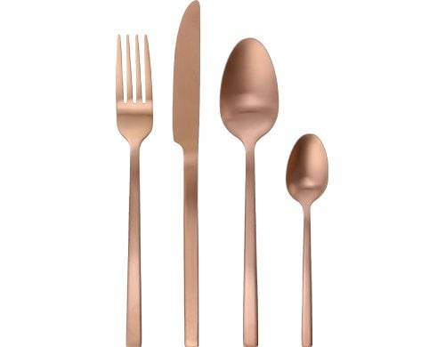 EGLO, Besteck-Set Beloha 16-teilig, Rose-Go 16-teilig, Rose-Gold