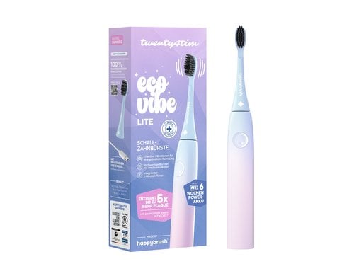 happybrush Eco Vibe Lite Sunrise Twenty4Tim Schall-Zahnbürste, Twenty4Tim