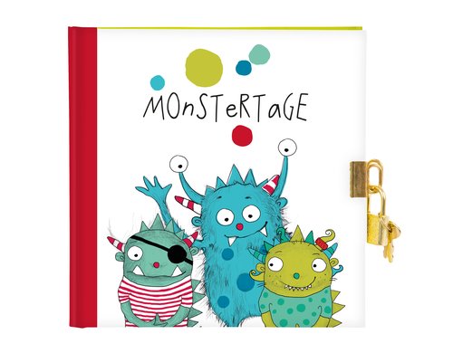 Goldbuch Tagebuch Monster Grösse: 16.5x16.5, 96 Seiten