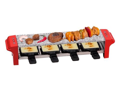 Nouvel Raclette Edelweiss-Flagge 4 Pers, 230V, 800W, 10 teilig