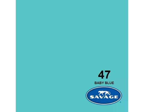 Hintergrundpapier Baby Blue 1.35x11m Masse 1.35x 11m