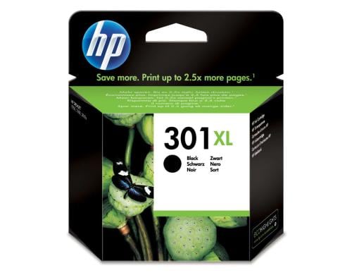 HP Tinte Nr. 301XL - Black (CH563EE) 8ml, Seitenkapazität ~ 480 Seiten,
