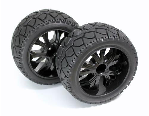 Absima Buggy/Truggy Wheels Street 2 Stück, Schwarz 1:10