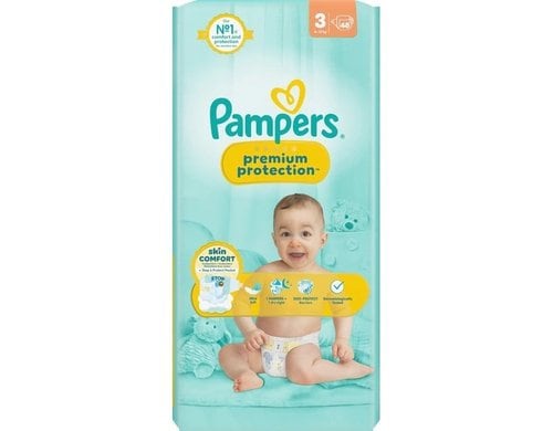 Pampers Premium Protection Windeln Gr.3 6-10kg, N3, 48 Stück