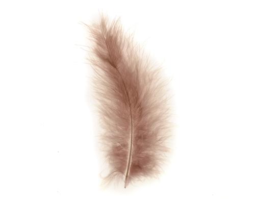 Glorex Marabu-Federn natur 2g, ca 15 Stück